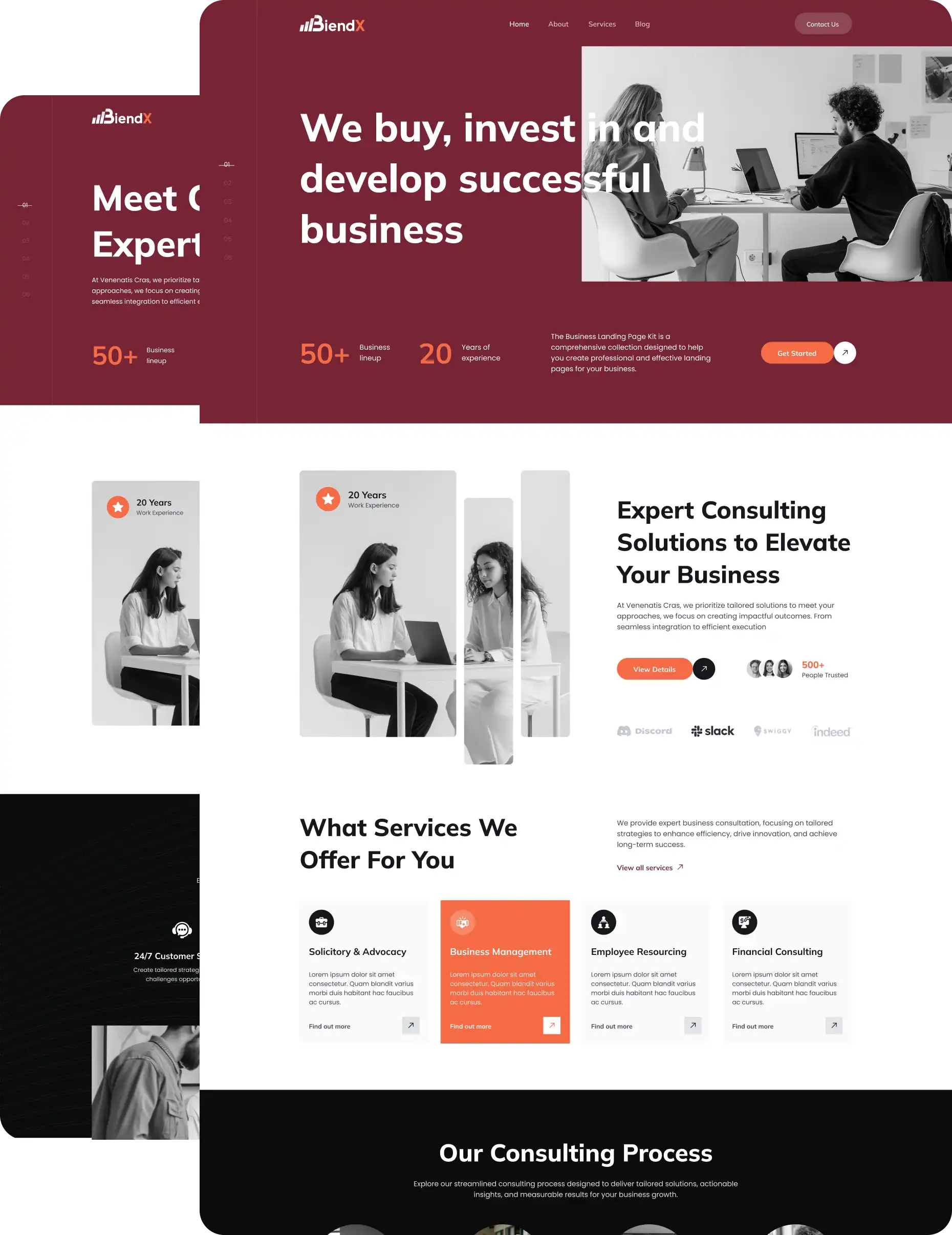 Biendx – Business & Consulting WordPress Template