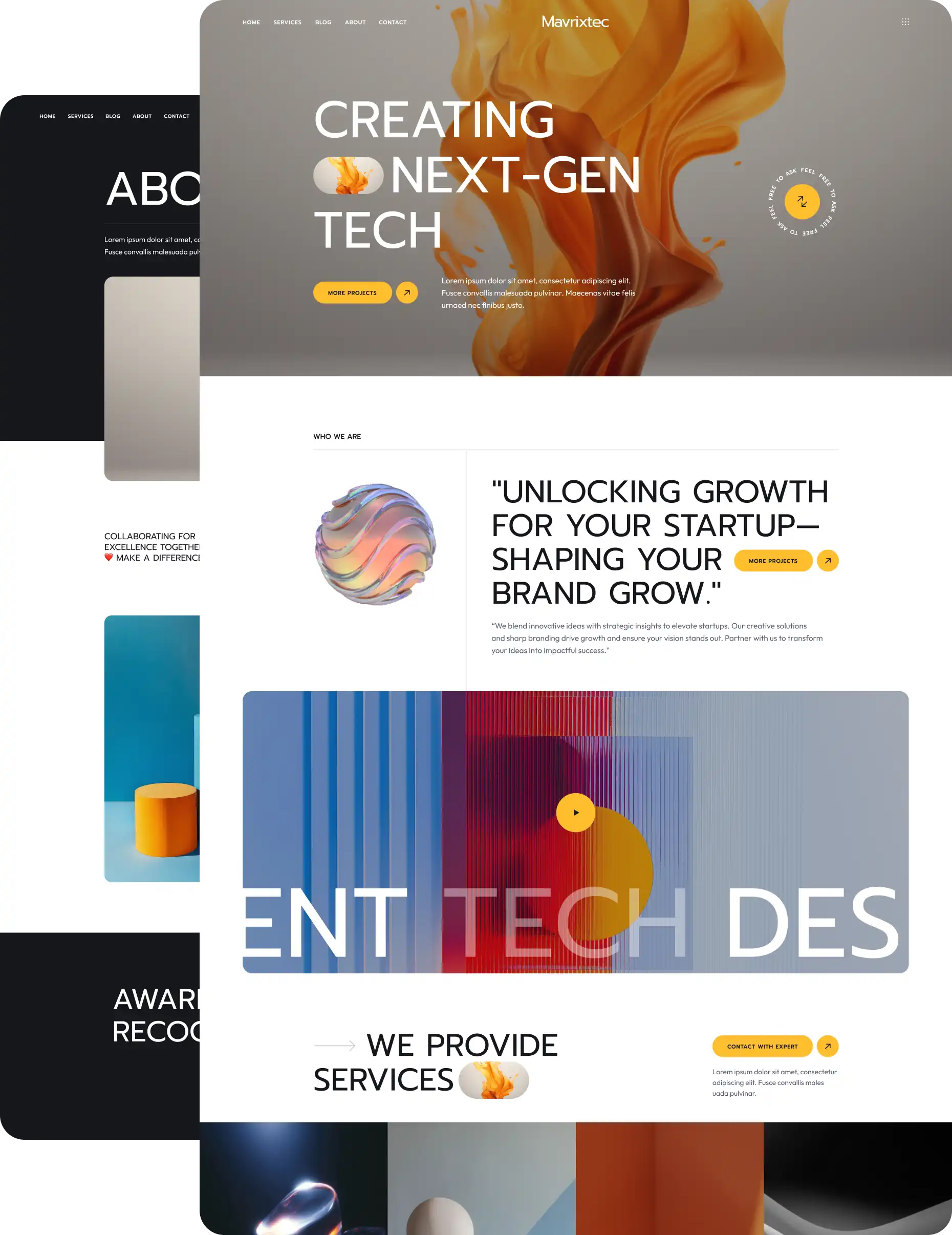 Mavrixtec – Innovative Technology & SaaS WordPress Template